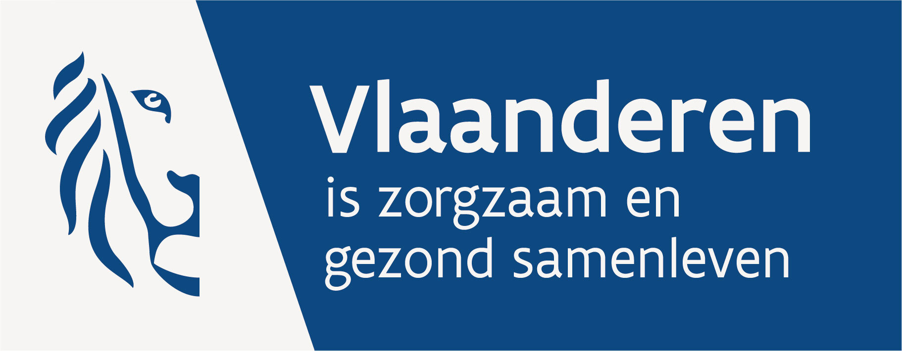 Logo Vlaanderen is zorgzaam en gezond samenleven
