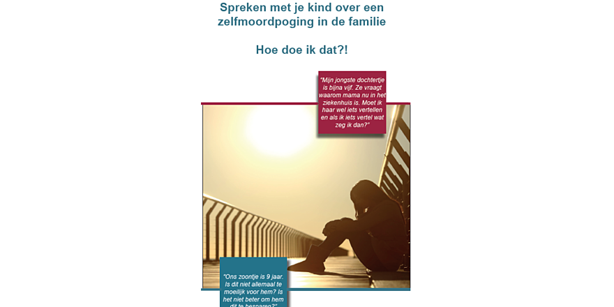 Hoe betrek ik de omgeving/naasten? | Zelfmoord 1813